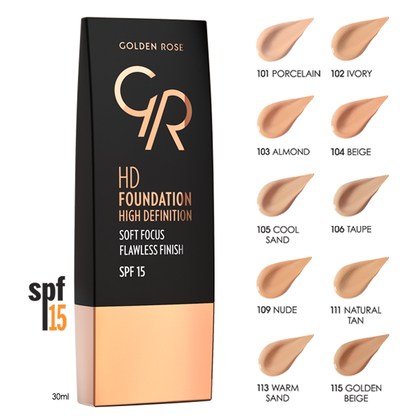 HD FOUNDATION SPF15 NO 113 WARM SAND